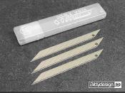 UK-Spare blades for Hobby Art Knife (3) BITTYDESIGN