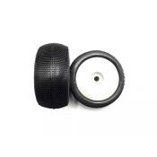 UK-Pair of Truggy tires Bangkok V2 preglued soft HOTRACE TYRES
