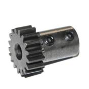 UK-Long Shank Pinion (hard steel, Mod 1, 5mm bore, 13t) TEKNO-RC