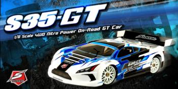 Spare parts and options 1/8th On-road Sworkz S35-3GTE
