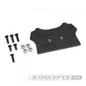 UK-F2 Truggy Body Mount Adaptor, Carbon Fiber - HB D8T Evo 3 J-CONCEPTS