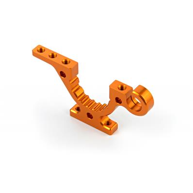 UK-T4'19 Alu Lower Adjustment Bulkhead Front R/Rear L - Orange X-RAY