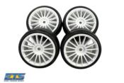 UK-RIDE SLICK TIRES (BELTED) ON 16-SPOKE WHEEL, PREGLUED (4)  RIDE