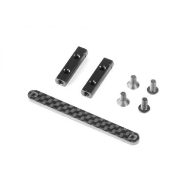 UK-Alu Servo Holders & Graphite Bridge -XRAY