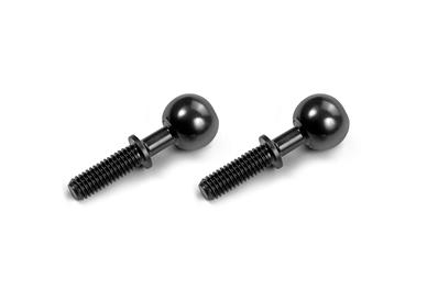 UK-Alu pivot ball 13.7mm with steel screw (2) X-RAY