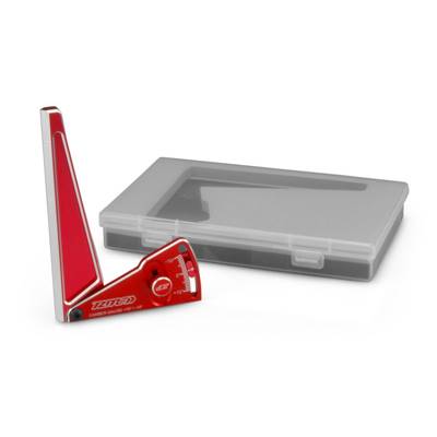 UK-RM2 Aluminum Camber Gauge 120mm red J-CONCEPTS