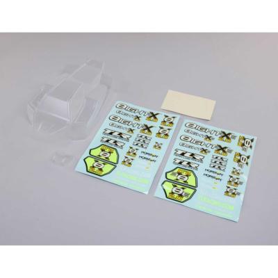 UK-Body Set with Decals, Clear: 8X, 8XE 2.0