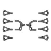 UK-RC10B7.1 FT Caster And Steering Block Set, Carbon TEAM-ASSOCIATED