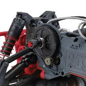 UK-1/10 GORGON 4X2 MEGA 550 Brushed Monster Truck RTR with Battery & Charger, Red ARRMA