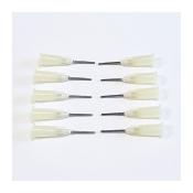 UK-Straight metal medium gluing tips (10) DONUTS RACING