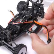 UK-1/24 Micro-B 2S 2WD RTR Race Buggy (Battery & Charger Included), Blanc LOSI