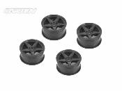 UK-5 Spoke Wheel BLACK 26mm ET=0mm (4) CARTEN