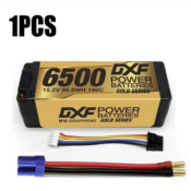 UK-Lipo Battery 4S 15.2V 6500MAH 140C GoldSeries LCG 5MM Graphene avec cordon EC5