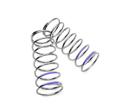 UK-Shock Spring Set (front, 1.6×7.5, 6.25lb/in, 57mm, purple) TEKNO RC