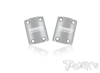 UK-Stainless Steel Rear Chassis Skid Protector ( Kyosho MP11 ) 2pcs. T-WORK'S