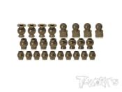 UK-7075-T6 Hard Coated Alum. Ball Set ( Agama N1/319 ) 26pcs. T-WORK'S