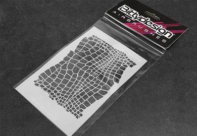 UK-Vinyl stencil 'Snake' BITTYDESIGN