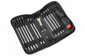 UK-19-in-1 TOOL BAG 3xSLOT, 3x PH 6xHEX, 4xNUT 1x 5/8mm WRENCH FASTRAX