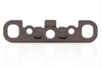 UK-Front Lower Sus.Holder (F/Gunmetal/MP9) KYOSHO