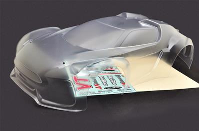UK-HYPER VT CLEAR BODY SHELL HOBAO RACING