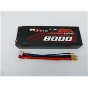 UK-Accu 8000 100c 2s 7.4V (prise PK de 4mm) 2S2P WS-LINE