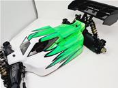 UK-Painted body ST4-Falcon green/white for S35-4E SWORKZ