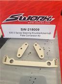 UK-Steering knuckle ackerman plate converion kit (for gear case in 5x13x4mm) SWORKZ