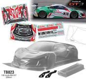 UK-Bodie 1/8e HONDA NSW GT "Blancpain" with wing unpainted TEAM-C