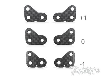 UK-Graphite Steering Block Arm Set ( For Team Associated RC10 B6/B6D/B6.1/T6.1 ) T-WORK'S