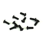 UK-M3x8mm Button Head Screws (black, 10pcs) TEKNO-RC