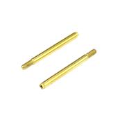 UK-Shock Shafts (front, steel, TiNi coated, EB410, 2pcs) TEKNO-RC