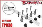 UK-64 Titanium Shock Stand Offs ( For Team Associated RC10 B5/B5M/B6/B6D ) T-WORK'S