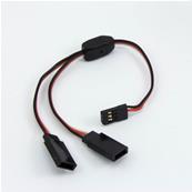 UK-FUTABA Y-SPLITTER SERVO LEAD (15cm) ULTIMATE RACING