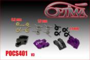 UK-Grey/Purple Rebuild set for CS400 Clutch (4 shoes + 12 springs) OPTIMA