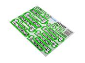 UK-Factory Pre-Cut Decals (coloris au choix) 1UP-RACING