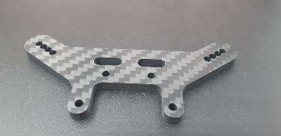 UK-4mm carbon front shock absorber mount for Tekno EB410.2 LR-PROD