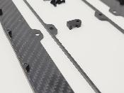 UK-Carbon chassis mud guard for large body of EB48 2.X LR PROD