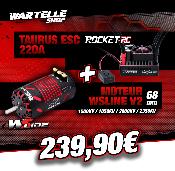 UK-Combo ESC TAURUS 220 Amp + Motor WSLine 4268 V2 (KV au choix) WS LINE