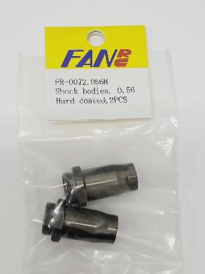 UK-Shock bodies, 0.56 strock Hard coated 2pcs FAN RC