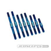 UK-RC10 Worlds Fin Titanium Turnbuckle Set BURNT BLUE J-CONCEPT