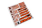 UK-Sticker For Body - Neon Orange X-RAY