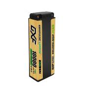 UK-PACK 2x Lipo Batterie 2S 7.6V 10000mAh 150C Gold-NGP 5mm avec cordon DEAN DXF-POWER