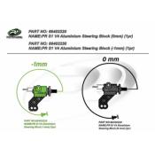 UK-PR S1 V4 Aluminum steering block (0mm) PR RACING