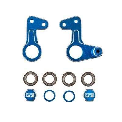 UK-RC10 FT CNC Bellcrank Set, Blue TEAM-ASSOCIATED