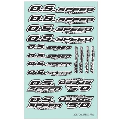 UK-Speed Pro Decal 2017 Black O.S