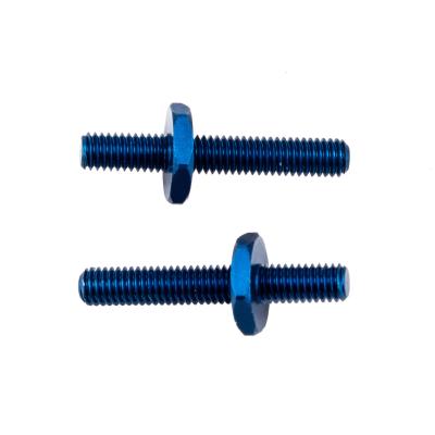 UK-RC10B6.3 FT Battery Strap Shoulder Screws, blue aluminum TEAM-ASSOCIATED
