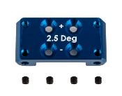 UK-RC10B7 FT Front Bulkhead, +/-2.5 deg., blue aluminum TEAM-ASSOCIATED