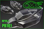 UK-Body lexan for Kyosho MP10-E (unpainted) 6-MIK