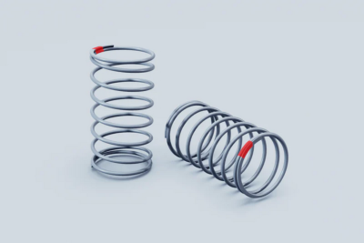 UK-Rear shock spring grey-red (pr) N1 AGAMA