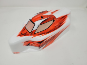 UK-S15 Body painted white/red for TEKNO-RC EB48 2.0 J-CONCEPTS